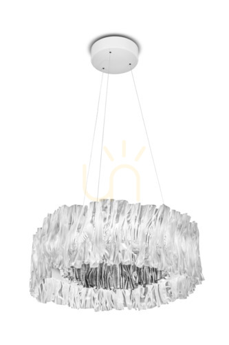 Sprawdź Lampa Wisząca Slamp Accordéon Suspension 2700 Kelvin Silver
