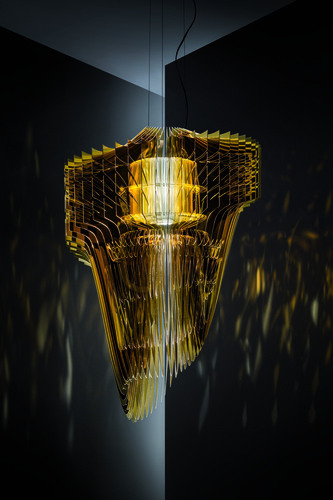 Sprawdź Lampa Wisząca Slamp Aria Gold Medium