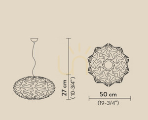 Lampa Wisząca Slamp Cactus Suspension Gold small 3