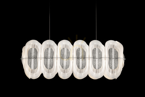 Sprawdź Lampa Wisząca Slamp Fiordlys Suspension Linear Silver