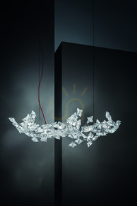 Lampa Wisząca Slamp Hanami Suspension Large Red Wire small 4