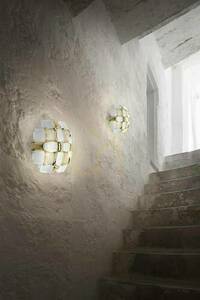 Kinkiet Slamp Mida Applique White/Gold small 1