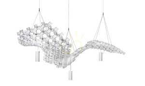 Lampa Wisząca Slamp Nuvem Single Module + Spot Light (No Canopy) White small 3