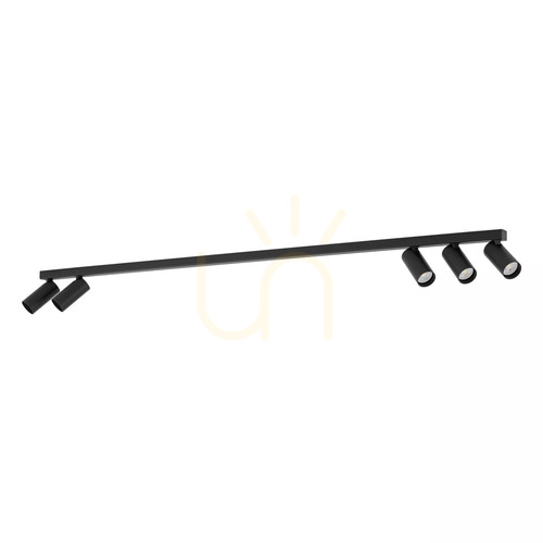 Sprawdź Spot sufitowy Nowodvorski FOURTY V 10741 czarny 5x GU10 118 cm