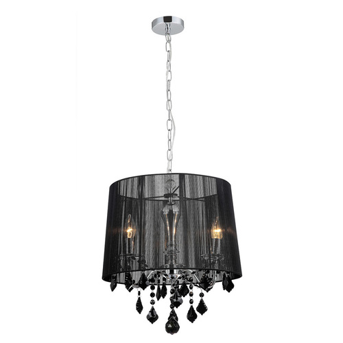 Sprawdź Lampa wisząca Italux Cornelia czarny chrom E14 3-punktowa MDM-2572/3 BK