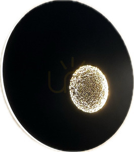 Kinkiet LED Aviano SAVELO 4207-0110, czarny mat i złoty, 30 cm small 1