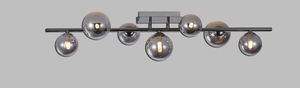 SEVILLA Lampa sufitowa z siedmioma kulistymi kloszami w kolorze czarnego chromu Aviano small 1