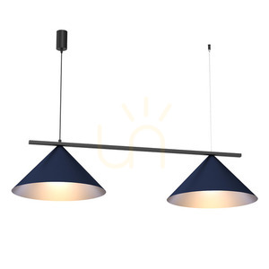 Niebieska Lampa Wisząca Capital Black/Navy Blue 2xGX53 small 1
