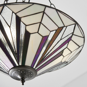 Lampa wisząca Tiffany Astoria wielokolorowa 3xE27 Interiors 63936 small 5