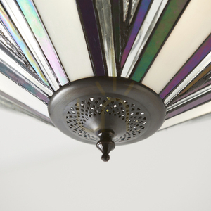 Lampa wisząca Tiffany Astoria wielokolorowa 3xE27 Interiors 63936 small 7