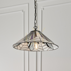 Lampa Wisząca Tiffany Astoria Interiors Wielokolorowa Szkło i Stal 63938 small 3