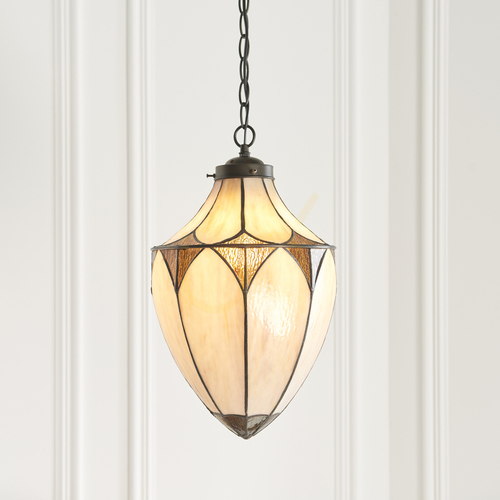 Sprawdź Lampa Wisząca Brooklyn Tiffany Wielokolorowy 63974 Interiors