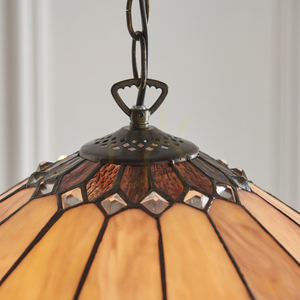Lampa Wisząca Brooklyn Tiffany Wielokolorowy 63977 Interiors small 7