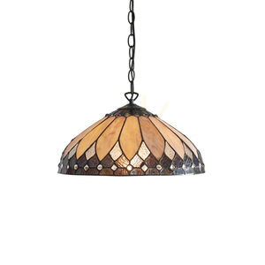 Lampa Wisząca Brooklyn Tiffany Wielokolorowy 63977 Interiors small 0