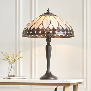 Lampa stołowa Tiffany Brooklyn wielokolorowa Interiors 63982 small 3