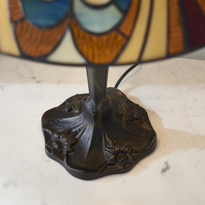 Lampa stołowa Tiffany Hector Interiors wielokolorowa 2xE27 55,5 cm small 1
