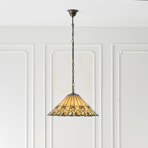 Lampa wisząca Tiffany Jamelia wielokolorowa Interiors 64194 small 3