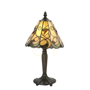 Lampa stołowa Tiffany wielokolorowa Interiors Jamelia 64196 small 0