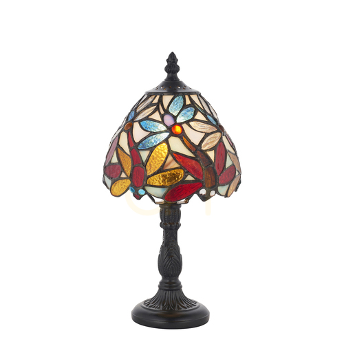 Sprawdź Lampa Stołowa Lorette Tiffany Wielokolorowy 64246 Interiors