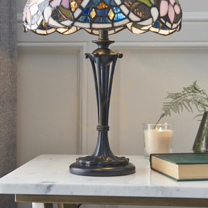 Lampa stołowa Tiffany wielokolorowa Interiors 64327 small 7