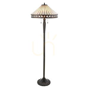 Lampa stojąca Tiffany wielokolorowa Interiors Fargo 70936 small 0