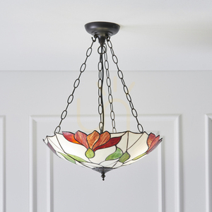 Lampa wisząca Tiffany wielokolorowa Interiors Botanica 70946 small 4
