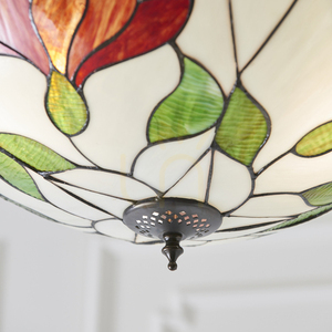 Lampa wisząca Tiffany wielokolorowa Interiors Botanica 70946 small 8