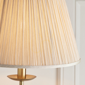 Lampa stojąca Interiors Stanford mosiądz beżowa 160 cm small 7
