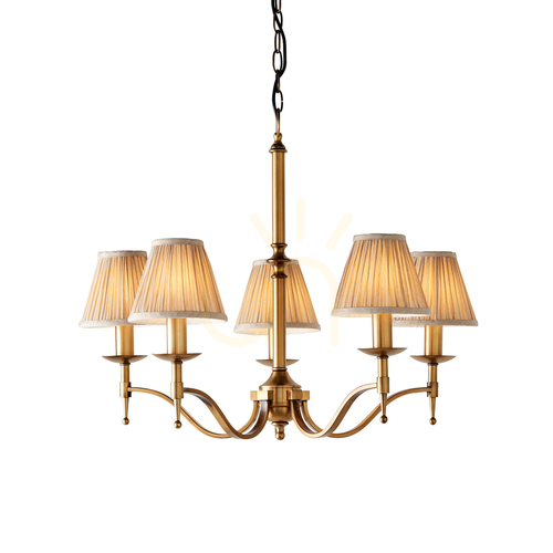 Sprawdź Lampa Wisząca Stanford Mosiądz 63627 Interiors
