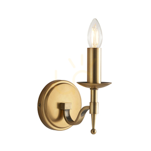 Kinkiet Stanford Mosiądz CA1W1B Interiors small 0