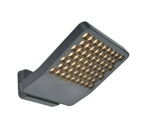 Sprawdź Kinkiet zewnętrzny LED Lutec Atlantis 24W 3000lm szary aluminium IP54