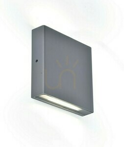 Kinkiet zewnętrzny LED Lutec PILI 5102601125 szary aluminium 8,5W 4000K small 0