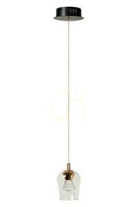 Lampa wisząca Lucide BERLIANE złota LED 4W szklana nowoczesna 00430/04/60 small 1