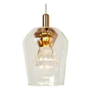 Lampa wisząca Lucide BERLIANE złota LED 4W szklana nowoczesna 00430/04/60 small 4