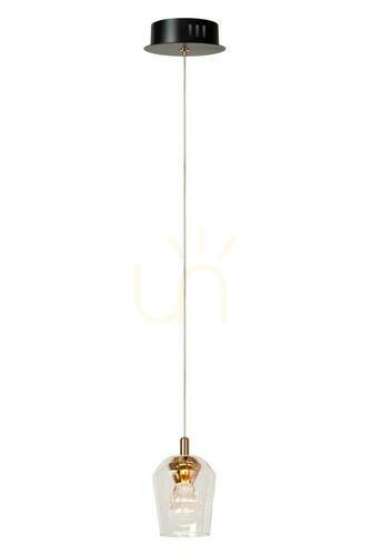 Sprawdź Lampa wisząca Lucide BERLIANE złota LED 4W szklana nowoczesna 00430/04/60