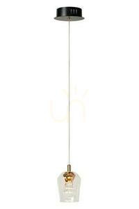 Lampa wisząca Lucide BERLIANE złota LED 4W szklana nowoczesna 00430/04/60 small 0