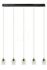 Lampa wisząca Lucide Berliane złota LED 5-punktowa 93 cm 00430/20/60 small 1