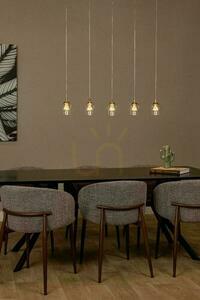 Lampa wisząca Lucide Berliane złota LED 5-punktowa 93 cm 00430/20/60 small 3