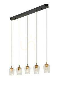 Lampa wisząca Lucide Berliane złota LED 5-punktowa 93 cm 00430/20/60 small 6