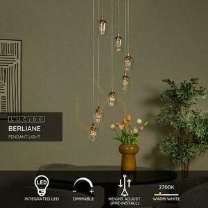 Lampa wisząca Lucide Berliane złota LED 7-punktowa 39 cm 00430/28/60 small 2