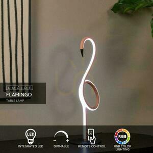 Lampa stołowa Lucide Flamingo LED RGB różowa 05545/06/66 small 2
