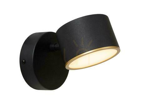 Sprawdź Kinkiet Lucide GIAN czarny LED 9W metalowy nowoczesny 44217/08/30