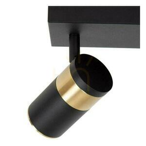 Plafon Lucide Gorik 2xGU10 czarny złoty metalowy nowoczesny 53909/02/30 small 3