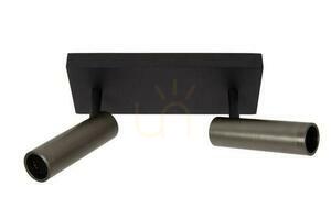 Plafon Lucide Grado 2xMR11 szary aluminium LED 8W 22974/02/15 small 1