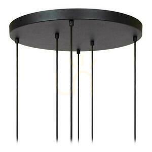 Lampa wisząca Lucide Joanet 3xE27 złota czarna szklana 65 cm 45494/16/96 small 5