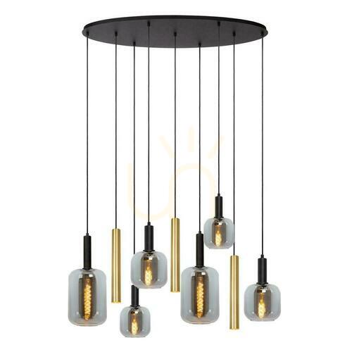 Sprawdź Lampa wisząca Lucide Joanet 45494/19/96 złota czarna szklana 6xE27