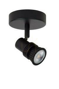 Kinkiet Lucide KIANTI czarny metal GU10 LED CCT 10 cm 53901/01/30 small 1