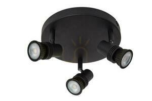 Plafon Lucide Kianti czarny 3xGU10 LED CCT metal 21 cm 53901/13/30 small 1