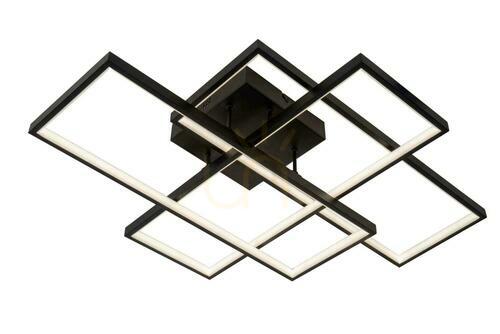 Sprawdź Plafon Lucide Lokero czarny metal LED 60W 2000 lm 2700-4000K 78101/60/30