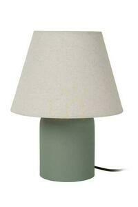 Lampa stołowa Lucide Macia zielona beżowa ceramiczna Japandi 20 cm 06527/01/33 small 1
